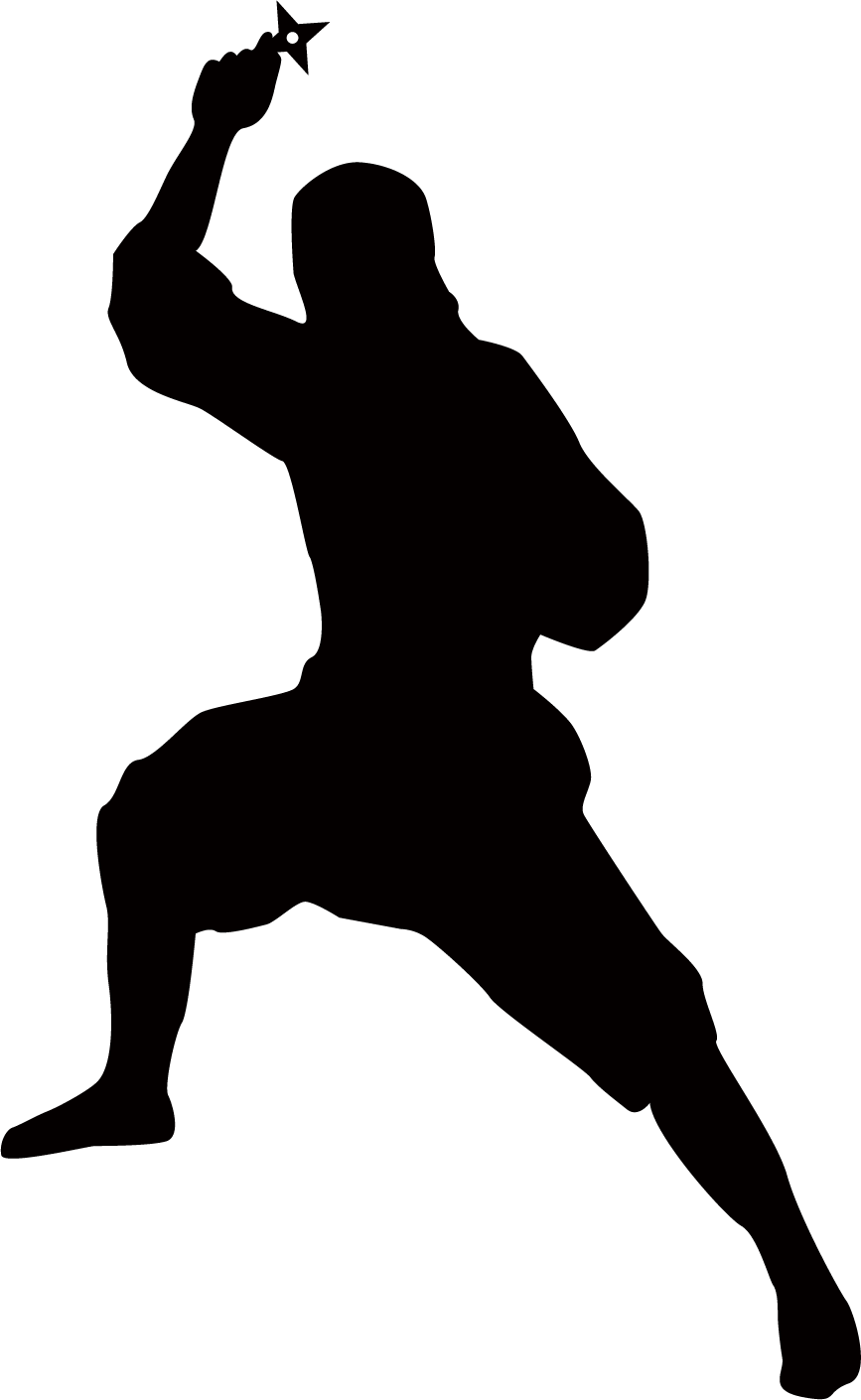 イラスト：忍者の影